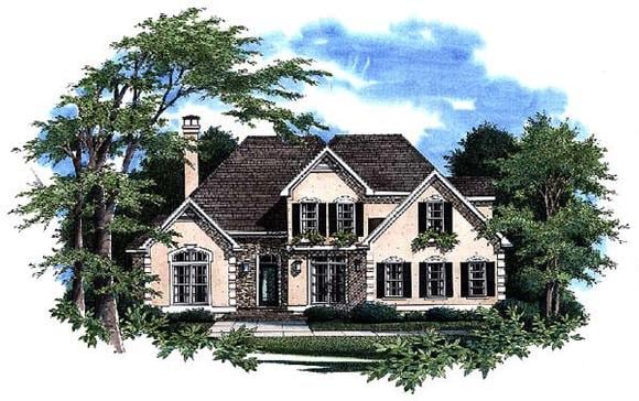 House Plan 93438 Elevation