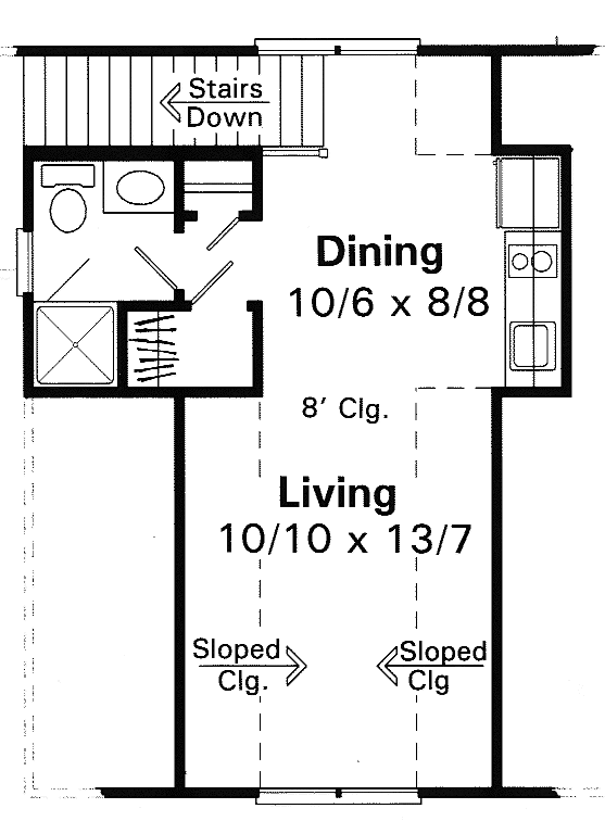 Cottage Level Two of Plan 93474