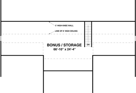 House Plan 93480 Second Level Plan