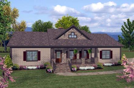 House Plan 93482 Elevation