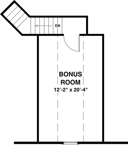 Ranch Traditional Level Two of Plan 93489