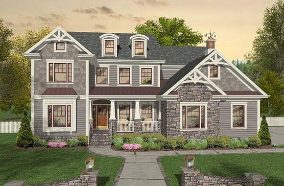 House Plan 93496 Elevation