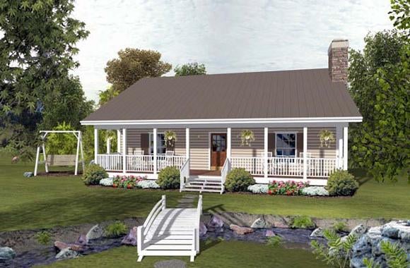 House Plan 93497 Elevation