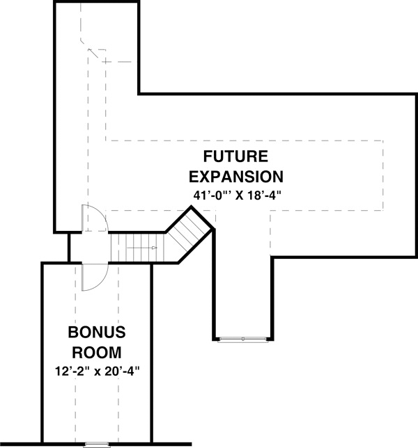 Craftsman Traditional Level Two of Plan 93499