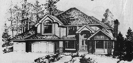 European Elevation of Plan 93900