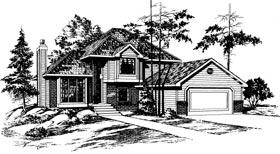 European Elevation of Plan 93902