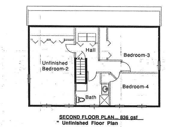 Colonial Saltbox Level Two of Plan 94007