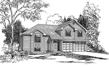 Traditional Elevation of Plan 94008