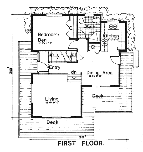 Contemporary Level One of Plan 94012