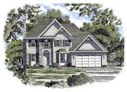 House Plan 94120 Elevation