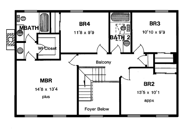 Colonial Southern Level Two of Plan 94122