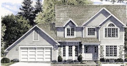 House Plan 94123 Elevation