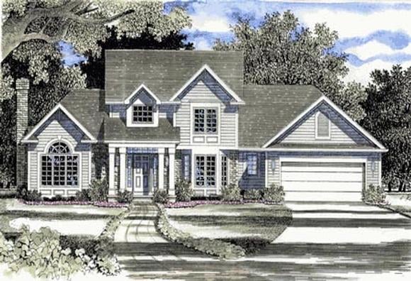 House Plan 94124 Elevation