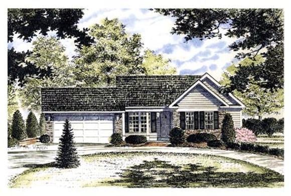 House Plan 94127 Elevation