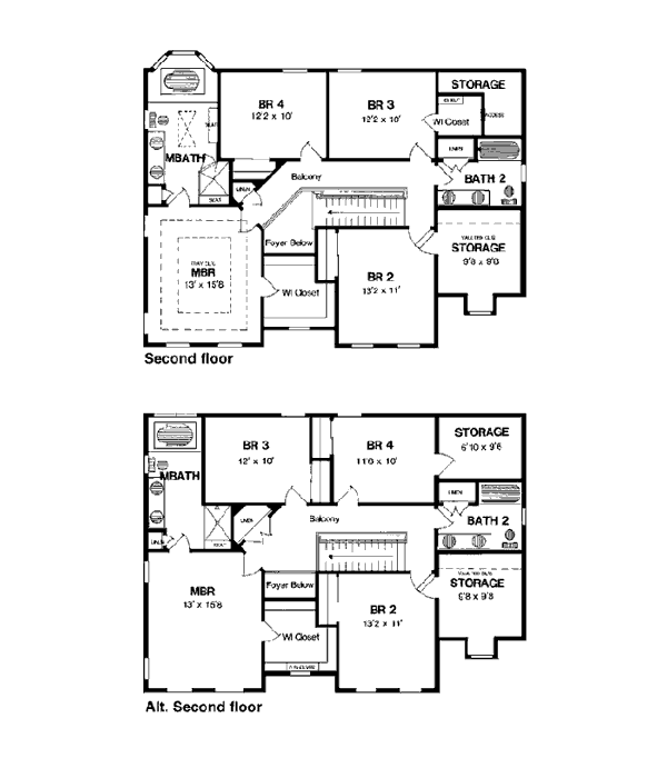 Colonial Southern Level Two of Plan 94136