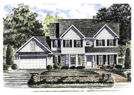 Country Elevation of Plan 94143