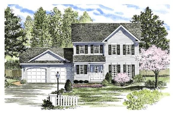 House Plan 94144 Elevation