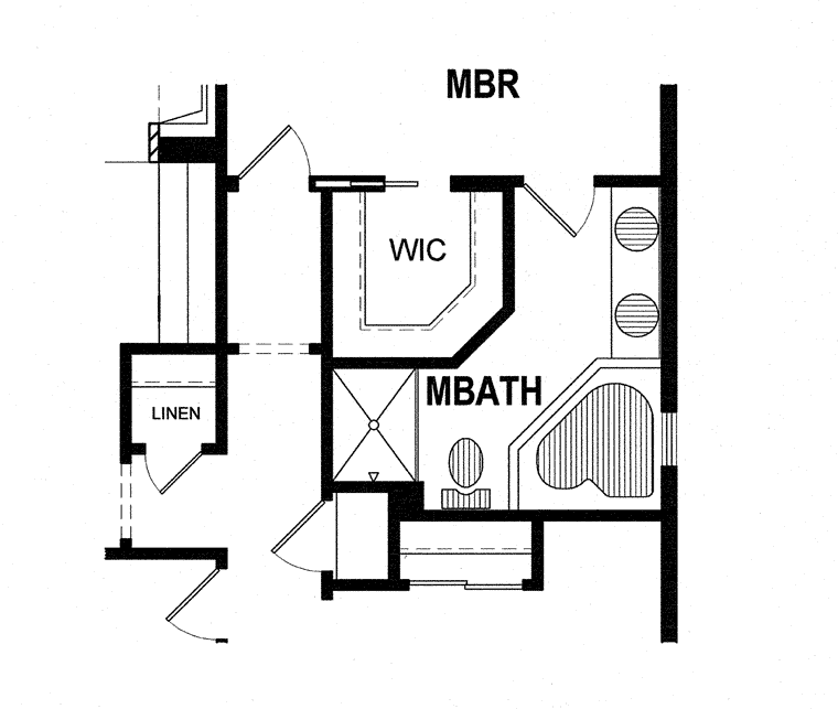 Bungalow Cottage Ranch Alternate Level One of Plan 94147