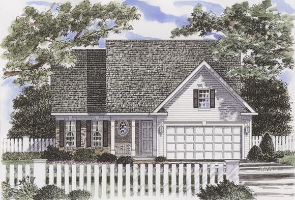 House Plan 94154 Elevation