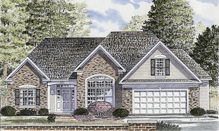 One-Story Ranch Elevation of Plan 94155