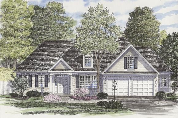 House Plan 94158 Elevation