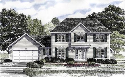 Colonial Elevation of Plan 94160