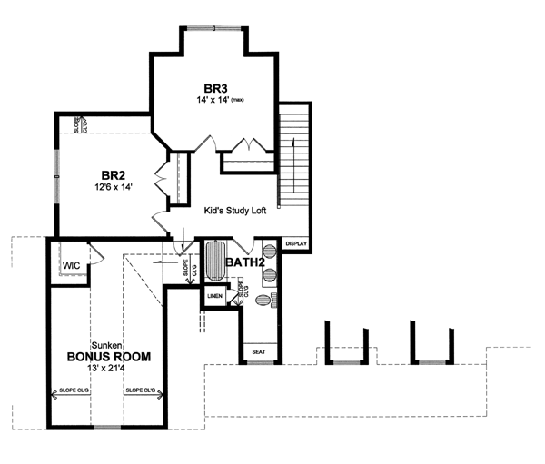 Country Traditional Level Two of Plan 94163