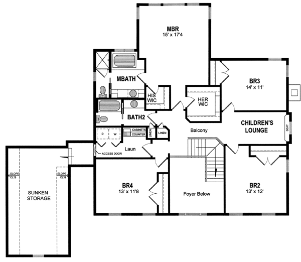 Colonial Traditional Level Two of Plan 94167