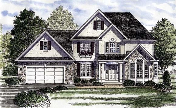 House Plan 94180 Elevation