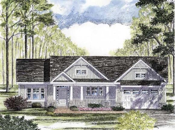 House Plan 94182 Elevation