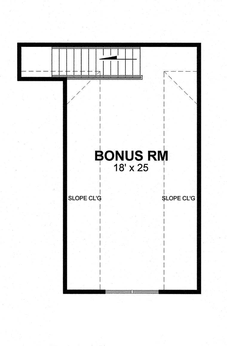 Cottage Ranch Traditional Level Two of Plan 94183