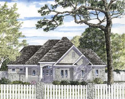 Cottage Ranch Traditional Elevation of Plan 94187