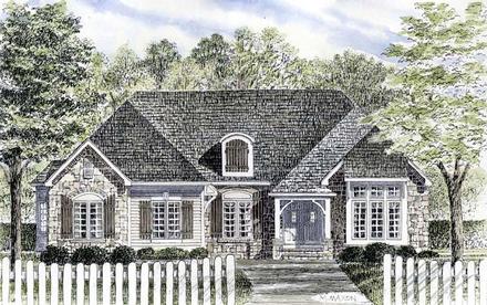 Bungalow Cottage Country Craftsman Ranch Elevation of Plan 94189