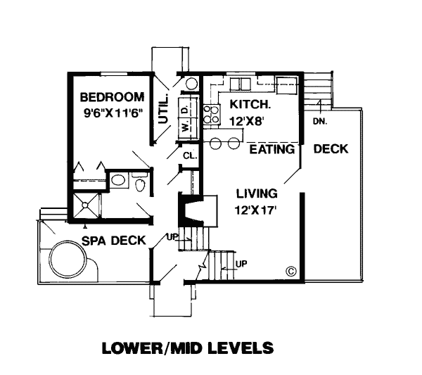 Contemporary Level One of Plan 94305