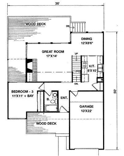 Contemporary Level One of Plan 94314