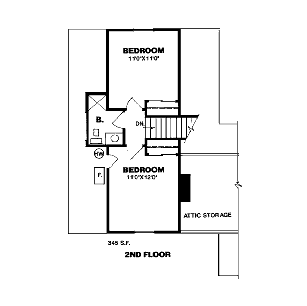 Tudor Level Two of Plan 94317