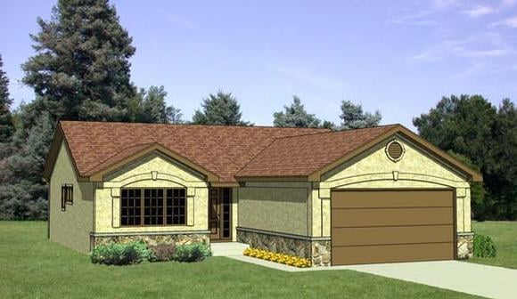 House Plan 94352 Elevation