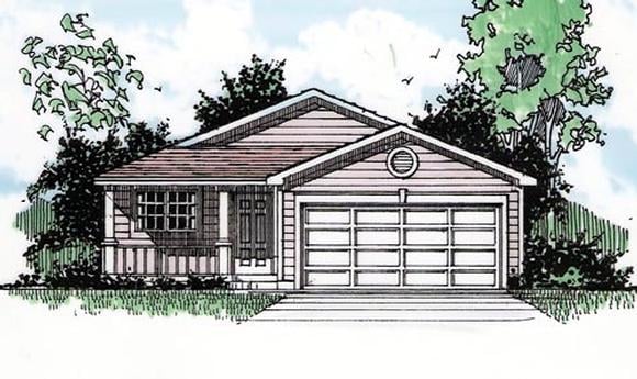 House Plan 94378 Elevation