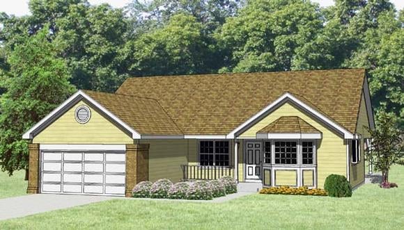 House Plan 94400 Elevation