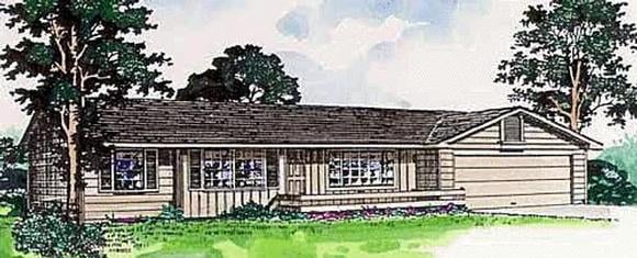 House Plan 94402 Elevation