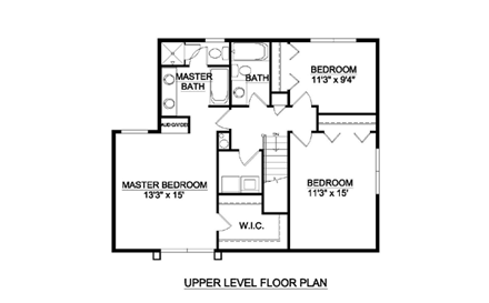 House Plan 94415 Second Level Plan