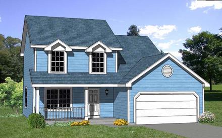 Country Elevation of Plan 94416