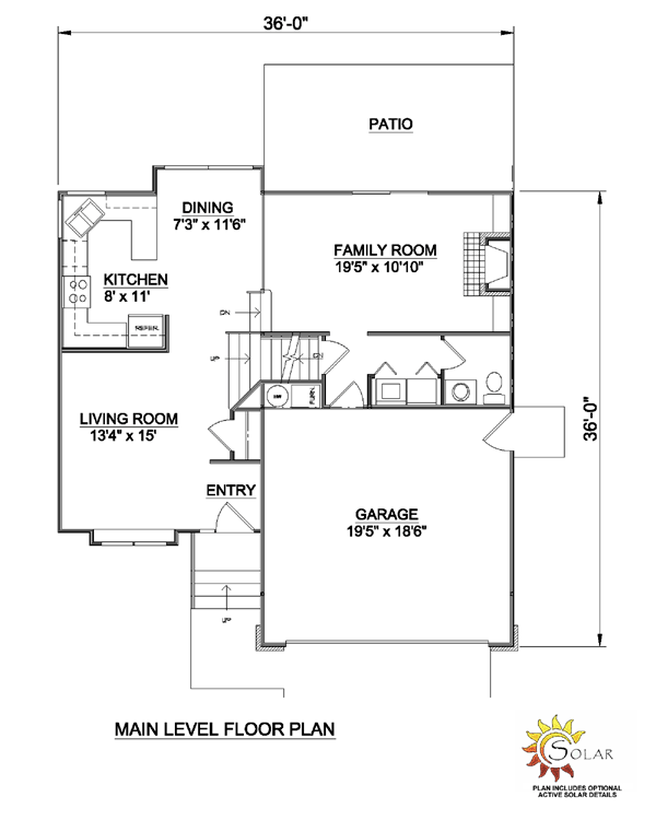 Contemporary Country Level One of Plan 94419