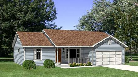 Ranch Elevation of Plan 94426