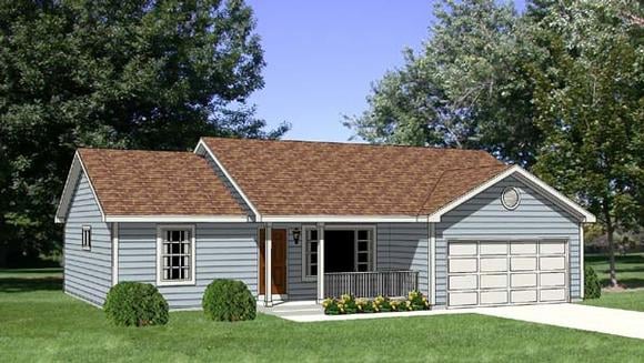 House Plan 94426 Elevation