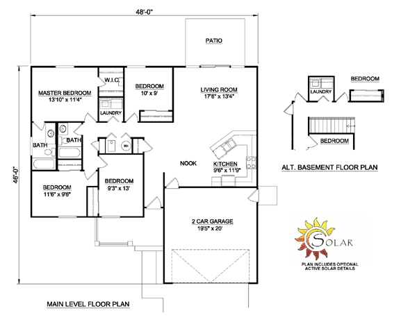 Ranch Level One of Plan 94429