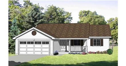 Ranch Elevation of Plan 94430