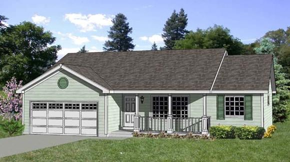 House Plan 94437 Elevation