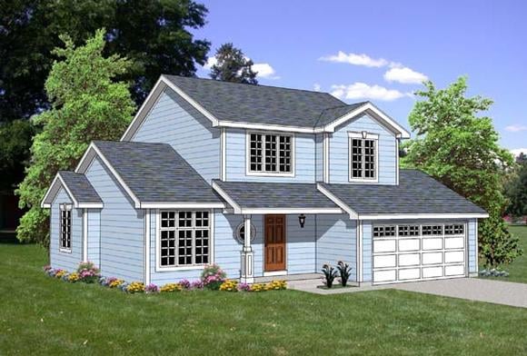 House Plan 94443 Elevation