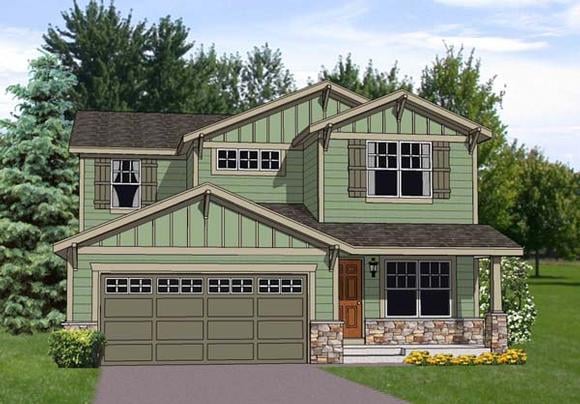 House Plan 94448 Elevation